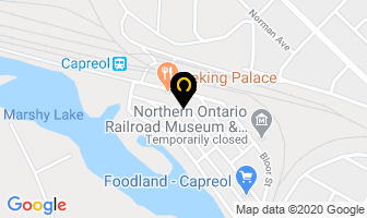 Capreol Chiropractic Clinic in Capreol map