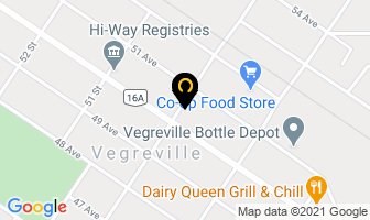 Capri Beauty Salon in Vegreville map