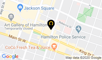 Capri Family Restaurant in Hamilton map