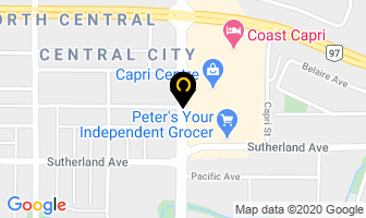 Capri Service Center & Post Office in Kelowna map
