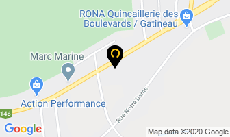 Caprices Gourmands Inc in Gatineau map