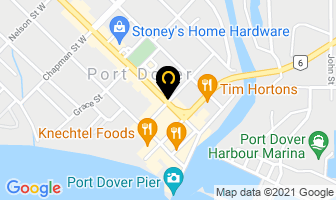 Capt'n Billy's Restaurant Bar & Grill in Port Dover map