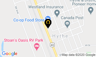 Car Garage in Hythe map