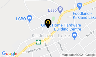 Car Hop in Kirkland Lake map