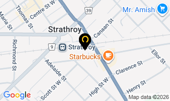 Caradoc Animal Clinic in Strathroy map