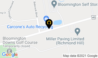 Carcone's Auto Recycling in Joliette map