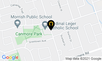 Cardinal Leger Childcare Centre in Scarborough map