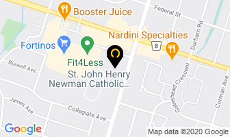 Cardinal Newman Catholic Secondary School in Hamilton map