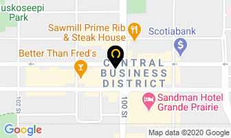 Cards Board Game Cafe in Grande Prairie map