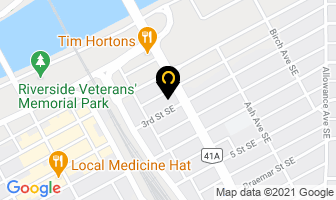 Care Cabs Ltd in Medicine Hat map