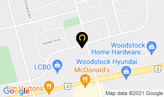 Care Partners in Woodstock map