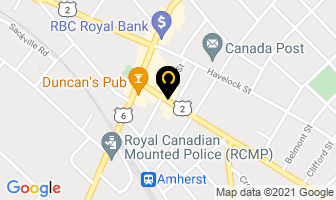 Career Resource Centre in Amherst map
