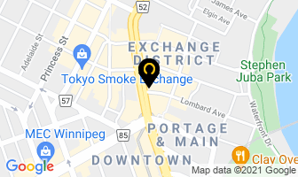 Career Trek Inc in Winnipeg map