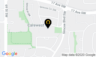 Carewest Signal Pointe in Calgary map