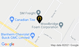 Carey Leasing Ltd in Chatham-Kent map
