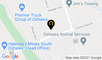 Caribbean Cultural Centre in Oshawa map
