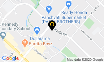 Caring For Kids in Mississauga map