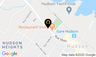 Carle Elaine in Hudson map