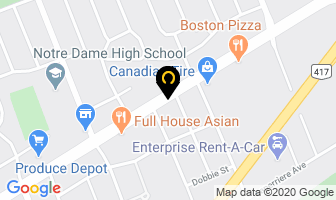 Carling Realty Co Ltd in Ottawa map