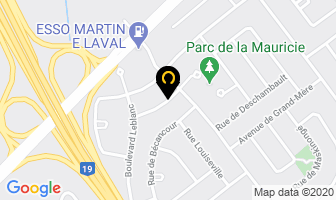 Carlos Lopez in Laval map