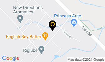 Carlos Upholstery in Mississauga map