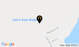 Carl's Auto Body in Apple Hill map