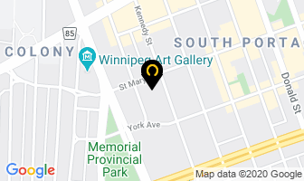 Carlson Wagonlit Travel in Winnipeg map