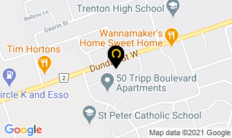 Carlson Wagonlit Travel in Quinte West map