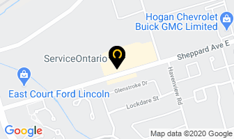 Carmax Automotive in Orillia map