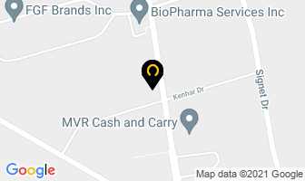 Carmen Cartage in Orillia map