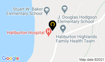 Carolfinnartist.com in Haliburton map
