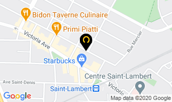 Caron Christine Dre in Saint-Lambert map