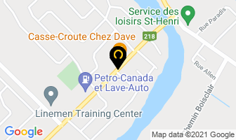 Caron Germain in Saint-Henri-de-Lévis map