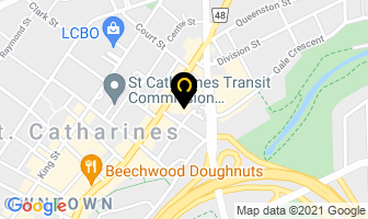 Carousel Players in St. Catharines map