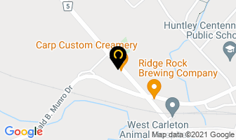 Carp Family Dentistry in Guelph map