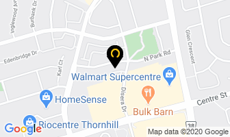 Carpet Cleaning Thornhill in Vaughan map