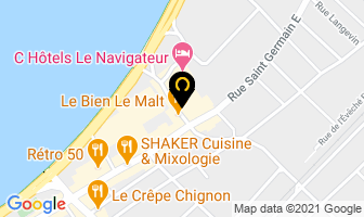 Carrefour 50 + Du Qu&eacute;bec in Rimouski map