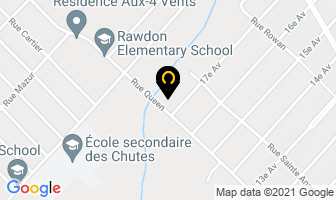 Carrefour Jeunesse Emploi Matawinie in Rawdon map