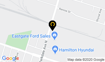 Carrier Commercial Service in Hamilton map