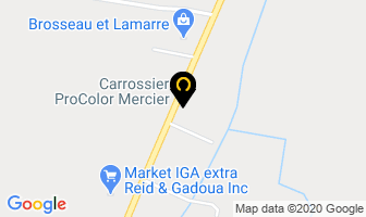 Carrosseries Mercier Inc in Mercier map