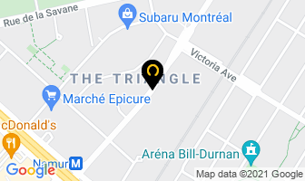 Carry's Company Inc in Montreal map