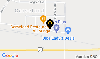 Carseland Hotel in Division No. 5 map