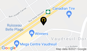 Carters in Vaudreuil-Dorion map