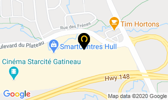 Carters in Gatineau map