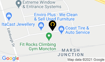 Carter's Counselling Service in Moncton map