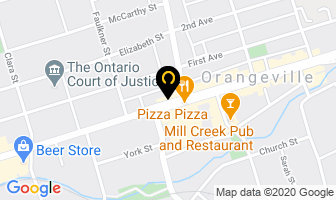Carters Professional Corporation in Orangeville map