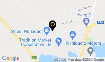 Cartier Co-Op in Richibucto map