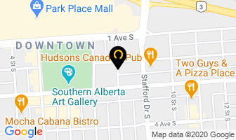 Casa Art Centre in Lethbridge map