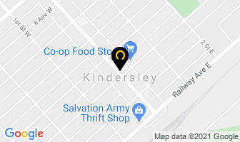 Casa Energy Services Corp in Kindersley map