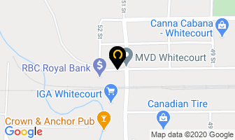 Cash Canada in Whitecourt map
